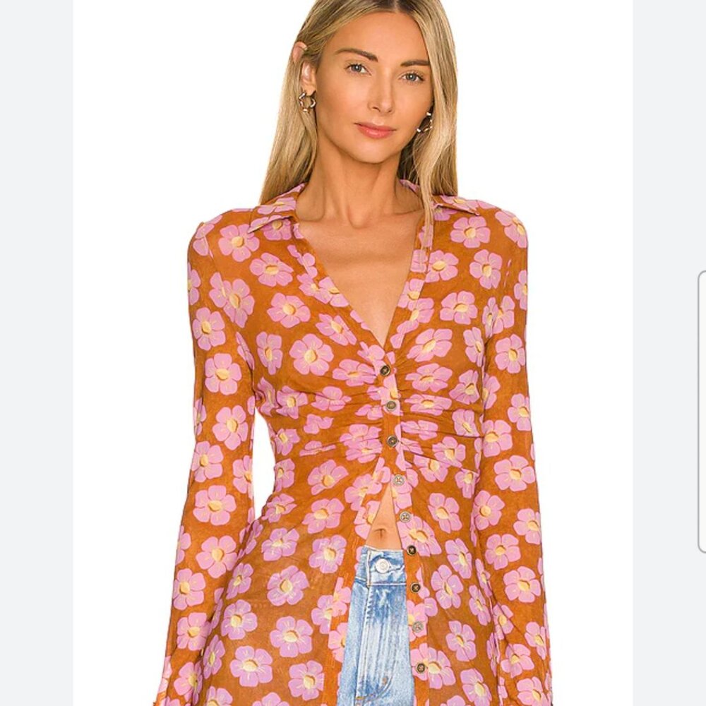 Free people Lucky shirt